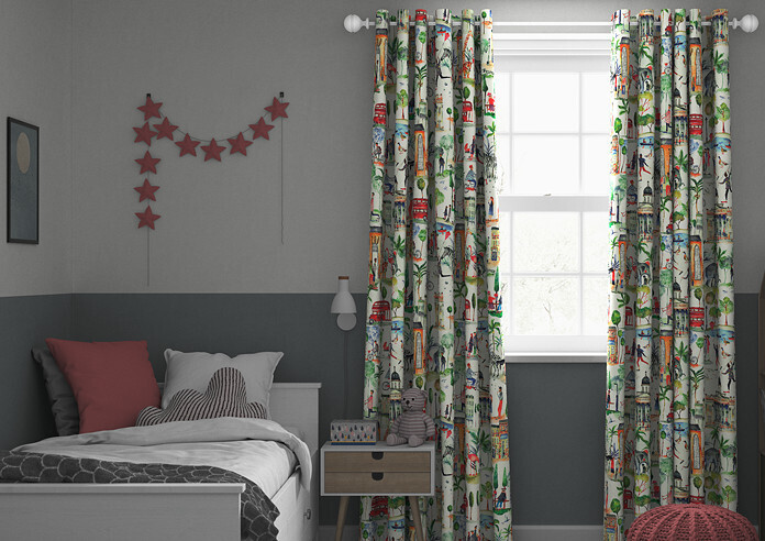 Out And About, Paintbox - Made to Measure Curtains - Image 3